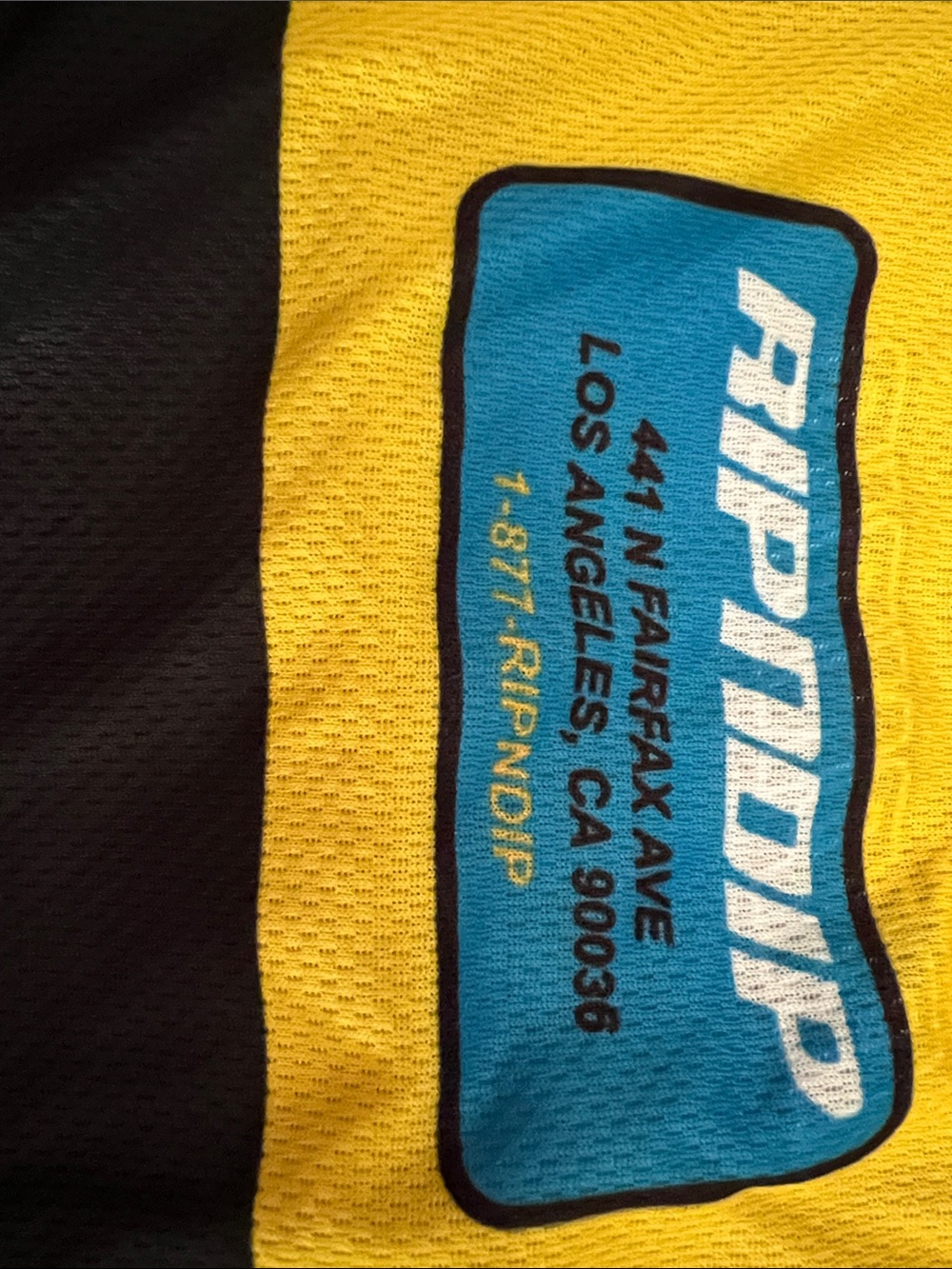 Ripndip Black Blue Yellow Racing Jersey with Pink Accents - Picture 6 of 6